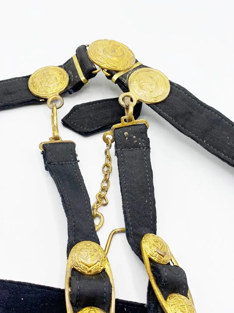 Кортиковое снаряжение ВМФ СССР офицерский ремень |