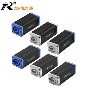 1 шт. Новое поступление светодиодный PowerCon адаптер переменного тока соединитель расширителя высокое качество Speakon Панель Крепление прямой адаптер