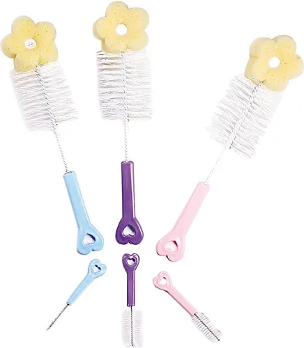

Baby Newborn Bottle Set + Bottle-Brushes !!!!!FAST SHIPPING!!!! - Made in Turkey