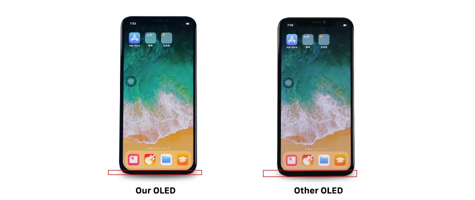 10 шт. Высокое качество ЖК-дисплей для iPhone X Жесткий OLED дисплей экран Замена с 3D сенсорный дигитайзер сборка DHL