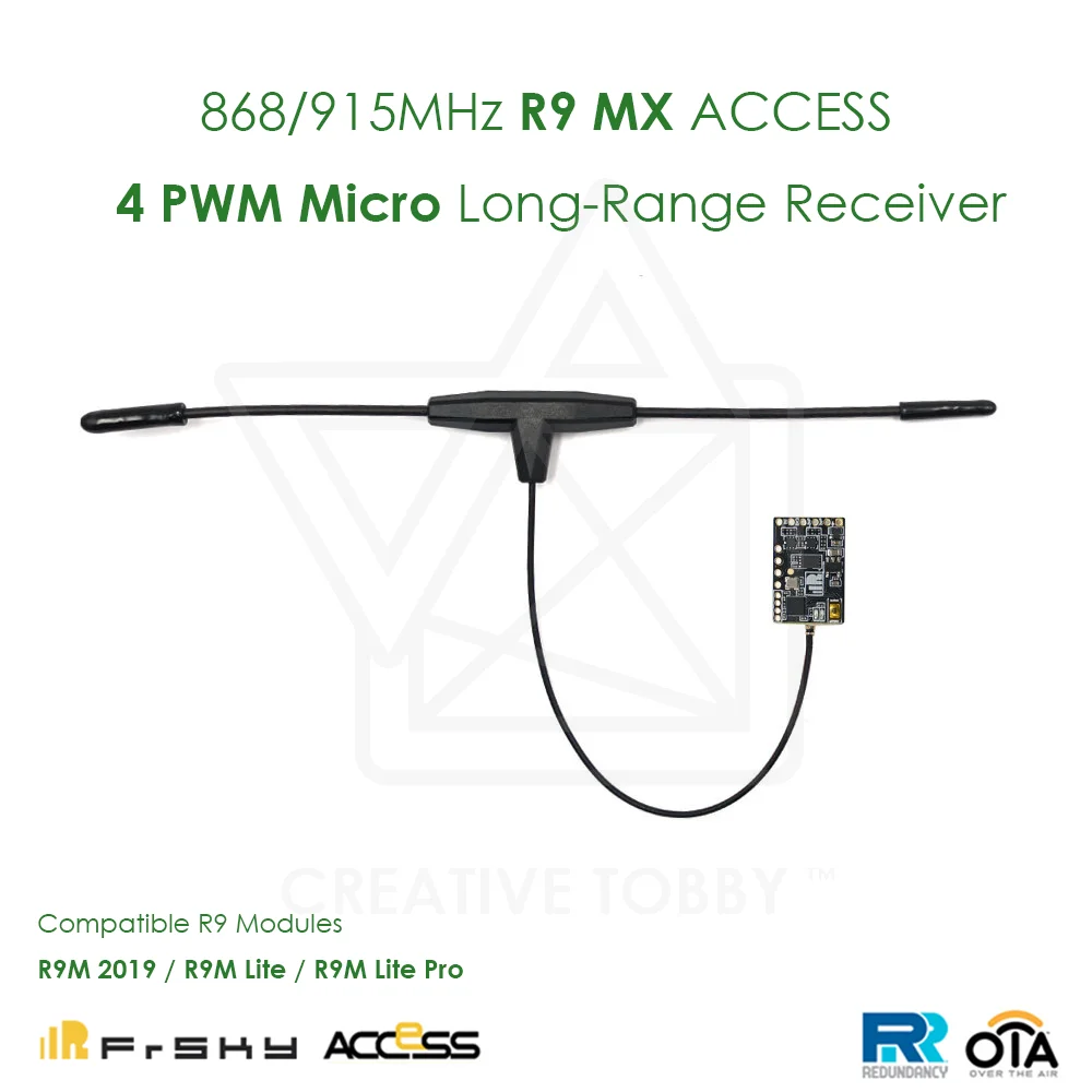 Приемник FrSky R9 MX R9MX ACCESS OTA 4 PWM 900 МГц для дальнего радиуса действия