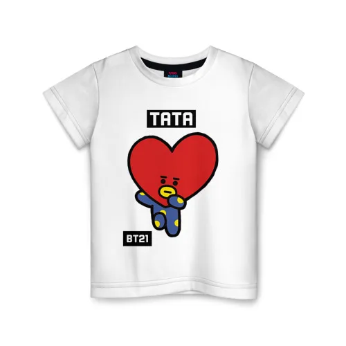 Детская футболка хлопок TATA BT21 |
