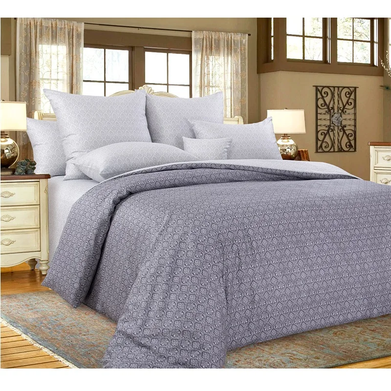 IV Дизайн Этюд кофе коричневый бордо голубой серый Постельное белье из