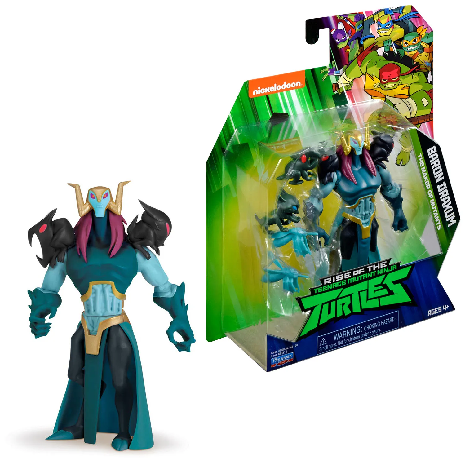 Фигурка TMNT (Черепашки Ниндзя) Playmates Toys Барон Драксум 12 см серия ROTMNT (80812) |