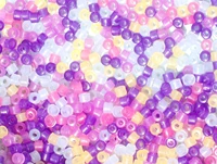 1 set of 500x uv multi color changing pony bead colour change bean in the sun and return white at night for school science craft