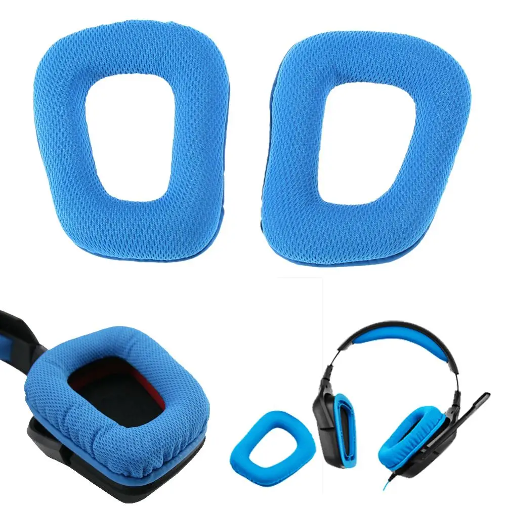1 пара мягких сменных амбушюров для logitech G430, высококачественные подушечки для наушников для logitech G35 G930 G430 F450 чехол