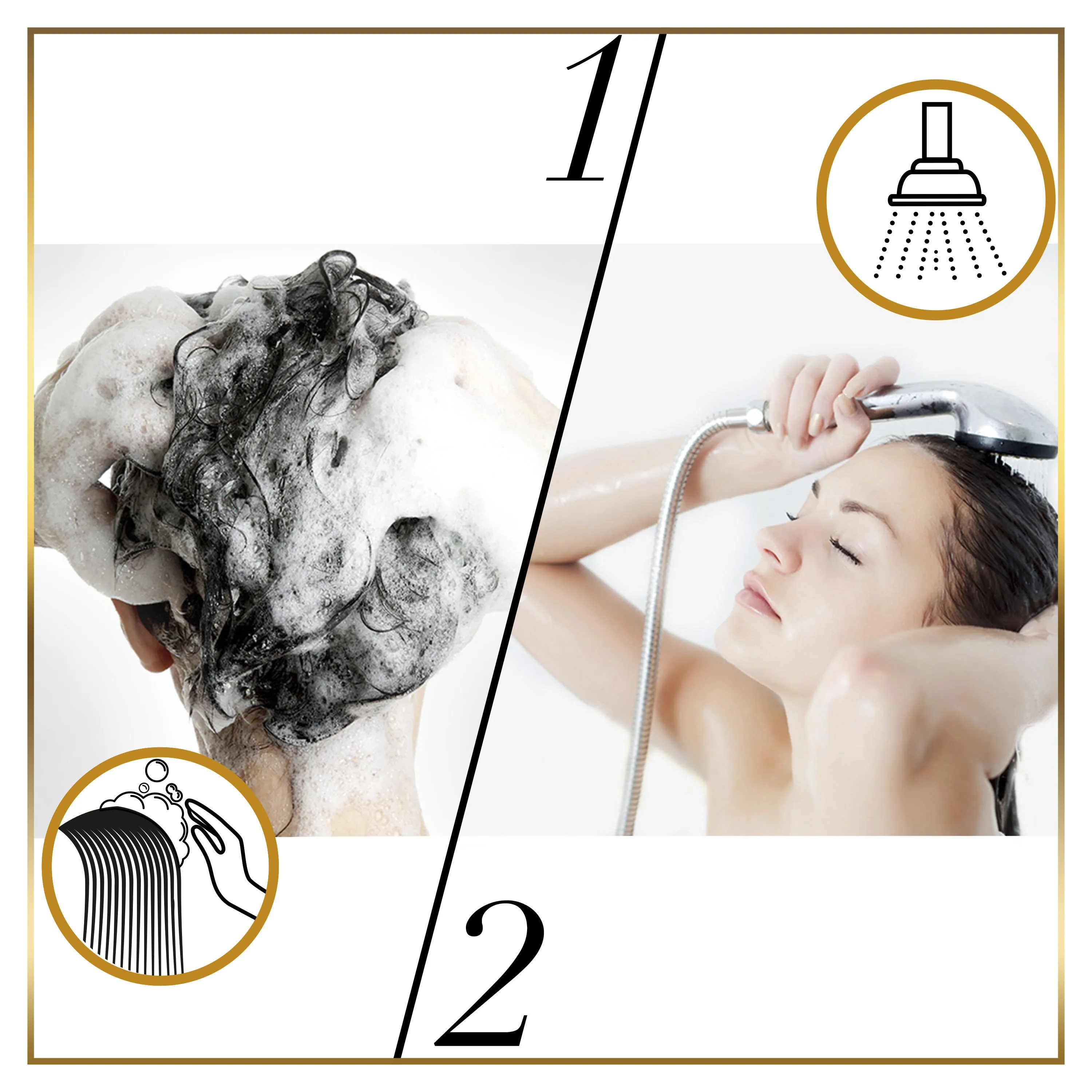 Шампунь бальзам-ополаскиватель и интенсивный уход 3в1 Pantene Блестящие шелковистые
