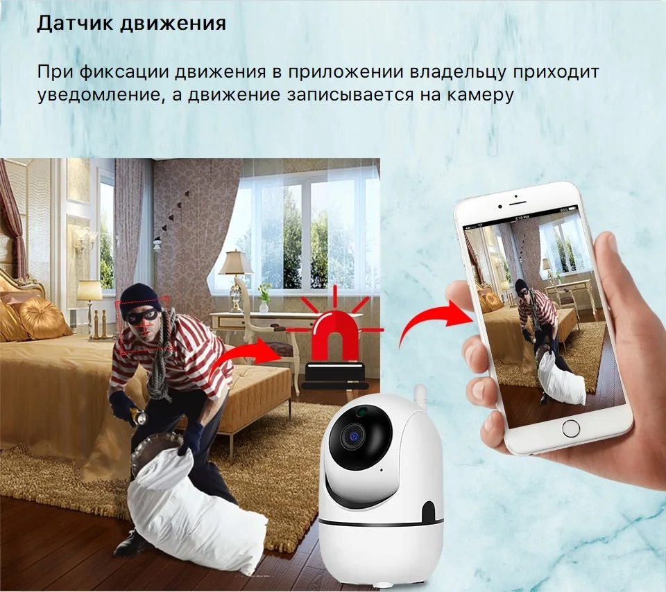 Радионяня умный дом плакать сигнализация мини камера наблюдения с Wi-Fi видео няня