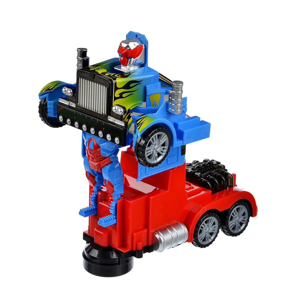 ФУРА ТРАНСФОРМИРУЮЩАЯСЯ: СВЕТ ЗВУК ДВИЖЕНИЕ ДАТЧИК ПРЕПЯТСТВИЙ ПЛАСТИК | Игрушки