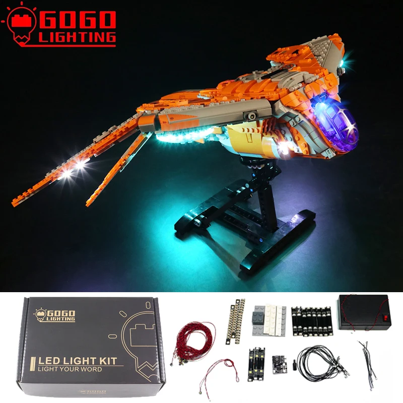 

Набор со светодиодный светильник кой GOGO светильник ING для Lego 76193, для конструктора «космический корабль»