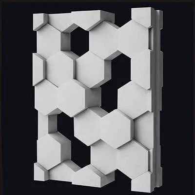 Пластик пресс формы для бетон гипс ABS 3D блок декоративные стеновые панели