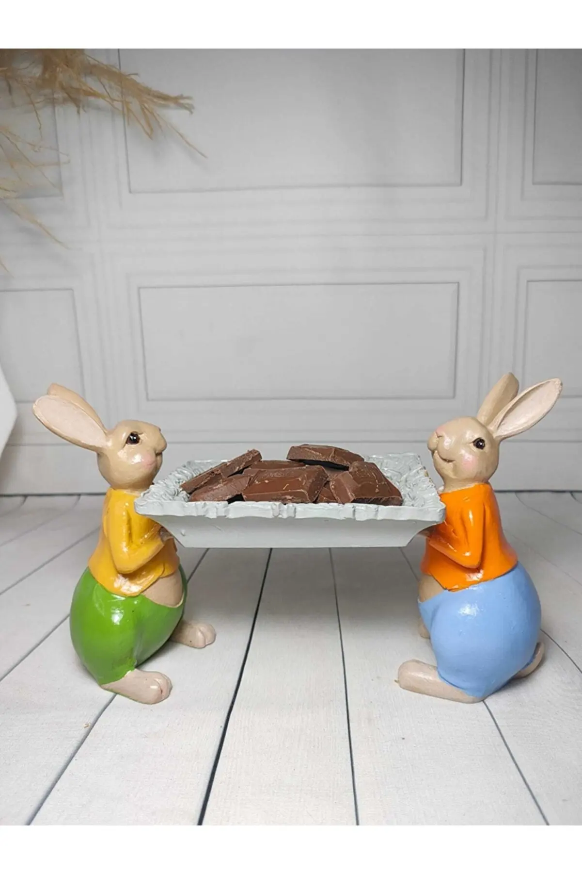 Easter Bunny Delight Holder Candy Holder Chocolate Box Stylish Presentations Gift Item Table Top Decor Festive Presentation