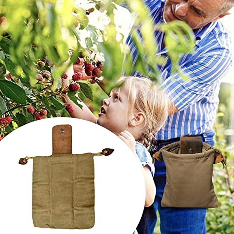 

Кожаная и Холщовая Сумка для вышивания фруктов в саду