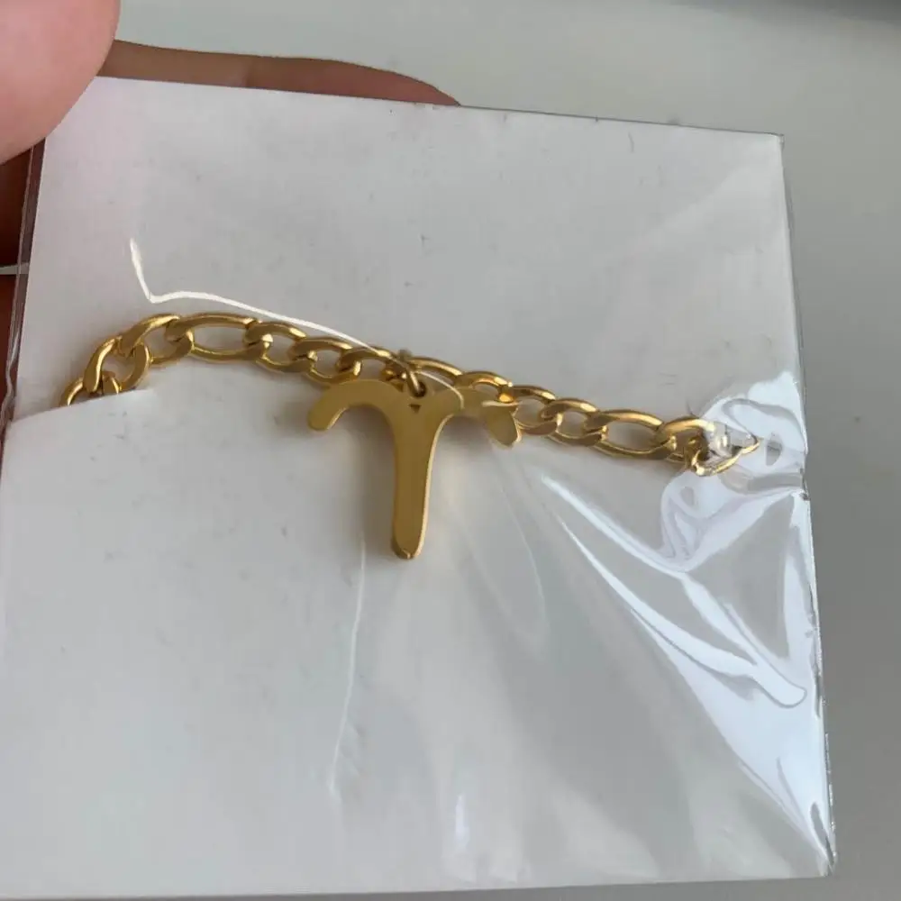 Ножные браслеты со знаками Зодиака для женщин золотые ножные ювелирные изделия в