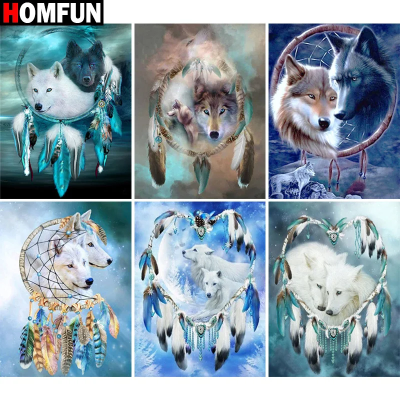 

Алмазная вышивка HOMFUN 5D "книжная полка кошки и собаки", полная круглая/квадратная алмазная живопись, вышивка крестиком, домашний декор