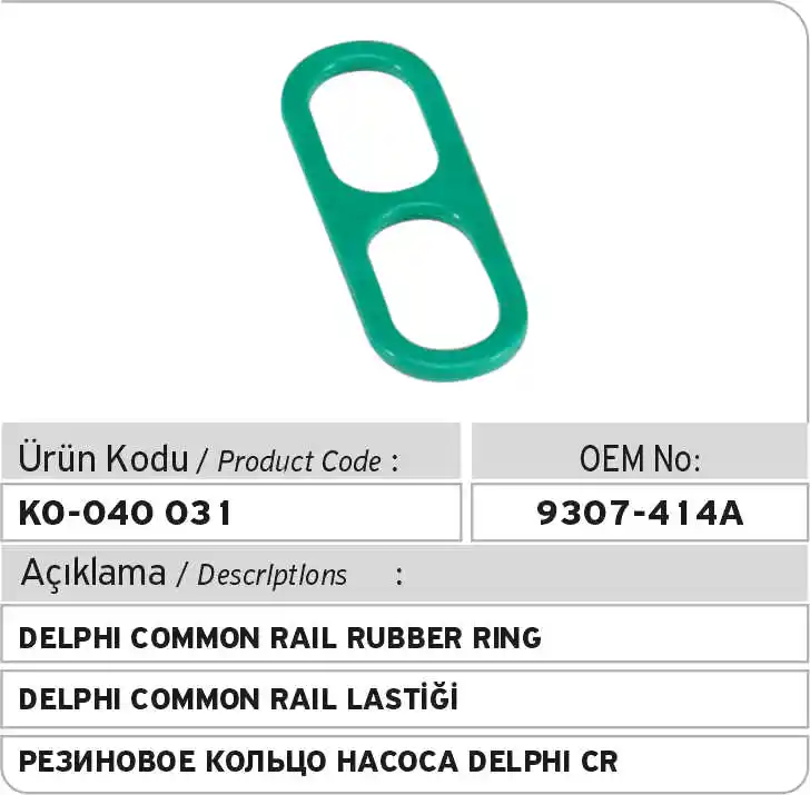 

25 PCS X 9307-414A Delphi Cr Pump Rubber Gasket