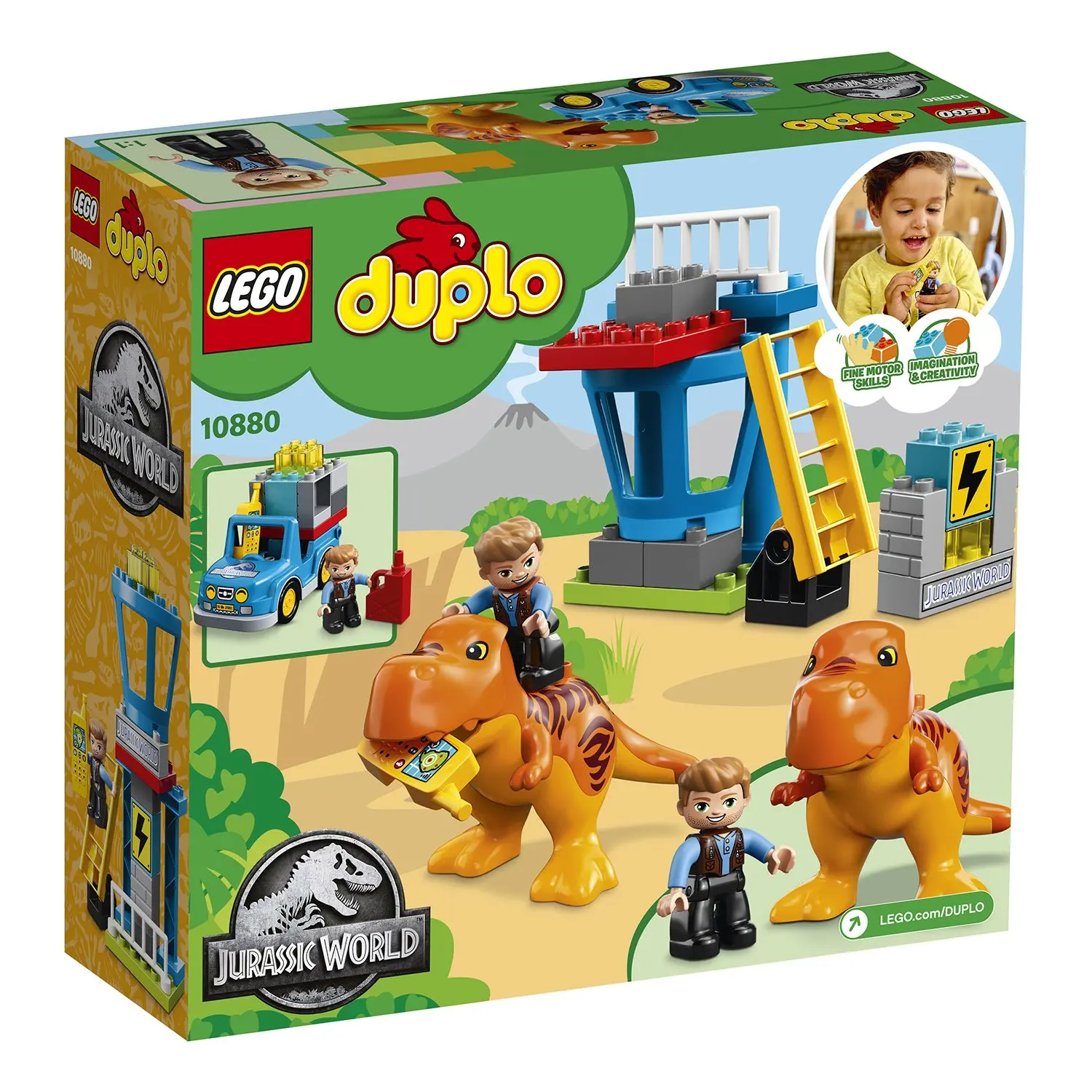 Конструктор LEGO DUPLO Jurassic World Башня Ти Рекса 10880|Блочные конструкторы| |