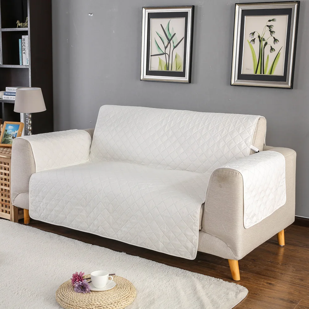 

Modern Sofa Covers for Living Room Couch Cover Pet Dog Kids Mat Furniture Protector Reversible Armrest Slipcovers 1/2/3 Seater