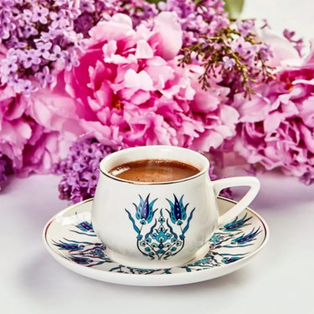 

Karaca İznik New Form 6 Person Turkish Coffee Cup