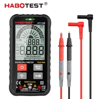 professional digital multimeter ht112b auto range voltmeter ammeter ohm hz smart mini battery tester