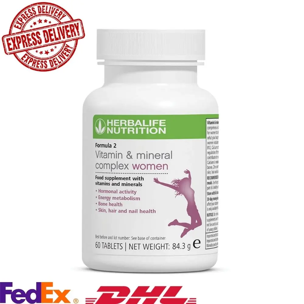 

Herbalife Formula2 Vitamin & Mineral Complex Women 60 Tablets Healthy Lifestyle FAST DELIVERY