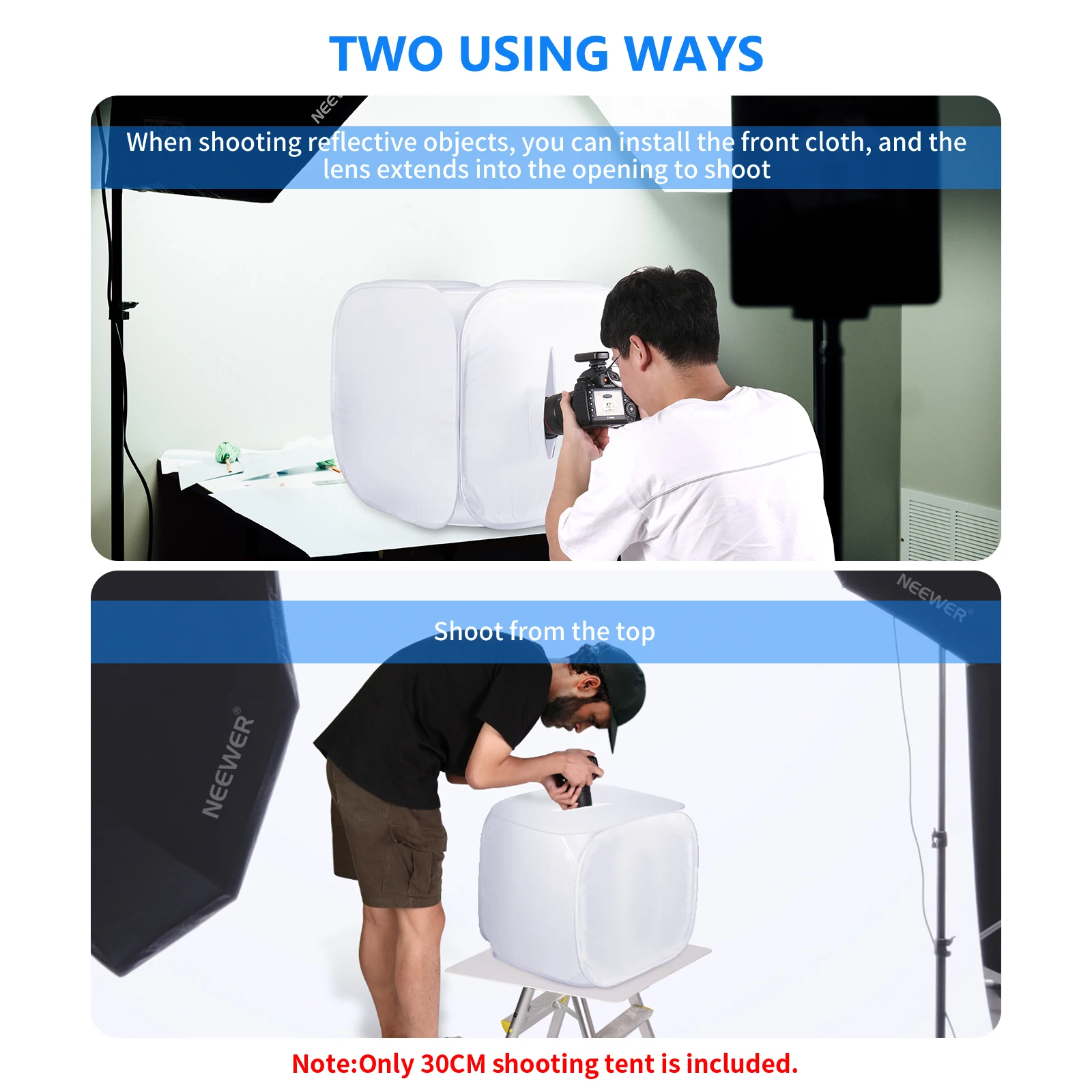 Neewer 12 ''x 12'' дюймов/30x30 см фотостудия светильник для фотосъемки куб