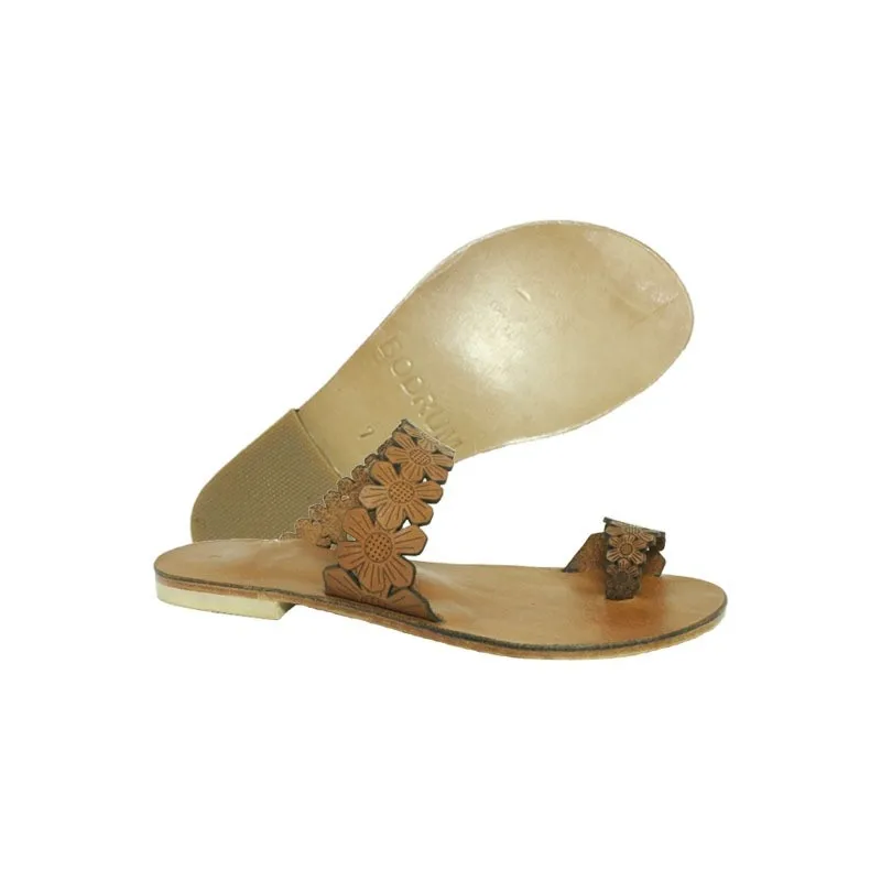 

Authentic, Vaketa Tan Leather Sandals, Handmade, Bodrum Sandals, Roman Sandals, Leathery Sole, Summer Shoes, Eva