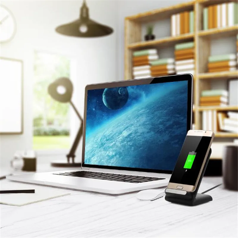 10 Вт QI Быстрая зарядка стекло Беспроводное зарядное устройство для samsung Galaxy S10 Plus