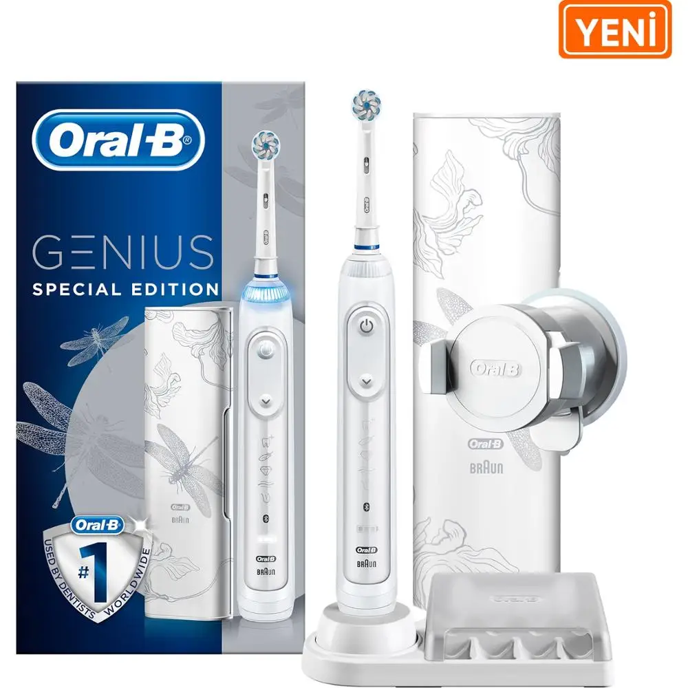 

Oral-b Genius Pro 10000N Elektrikli arj Edilebilir Di Fras Braun tasarm 4 Different Color