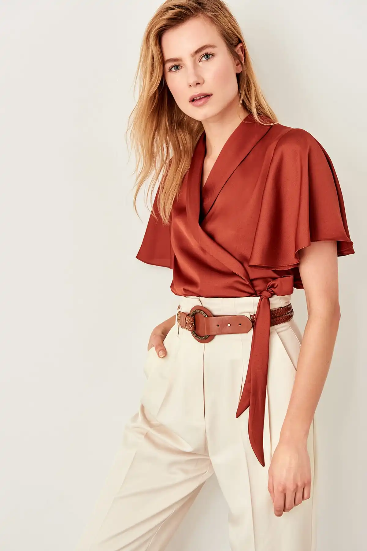 Трендовая плитка шнуровка подробная Bluz TWOSS19BB0425| |