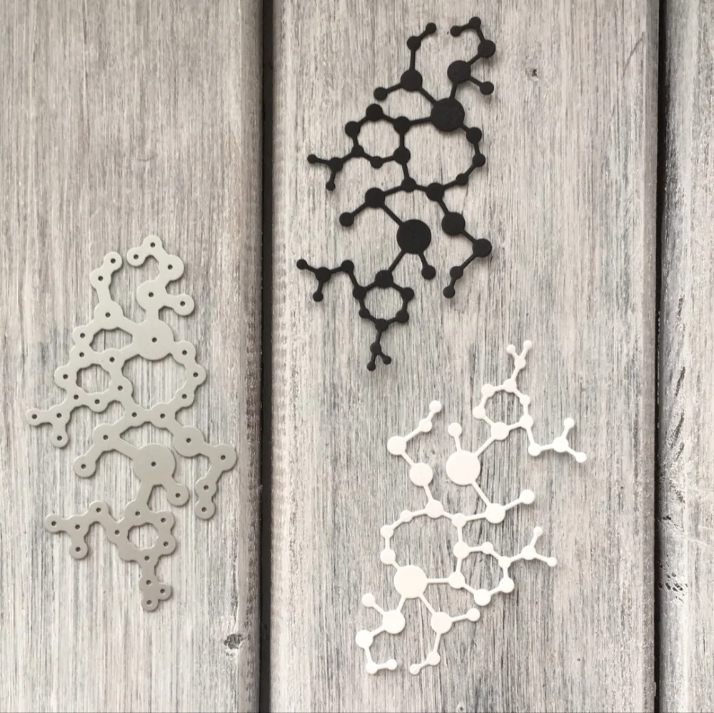 ArtScrap фон химия металла трафареты для пресс-формы для DIY Скрапбукинг декоративная открытка ремесла высечки | Искусство: 200