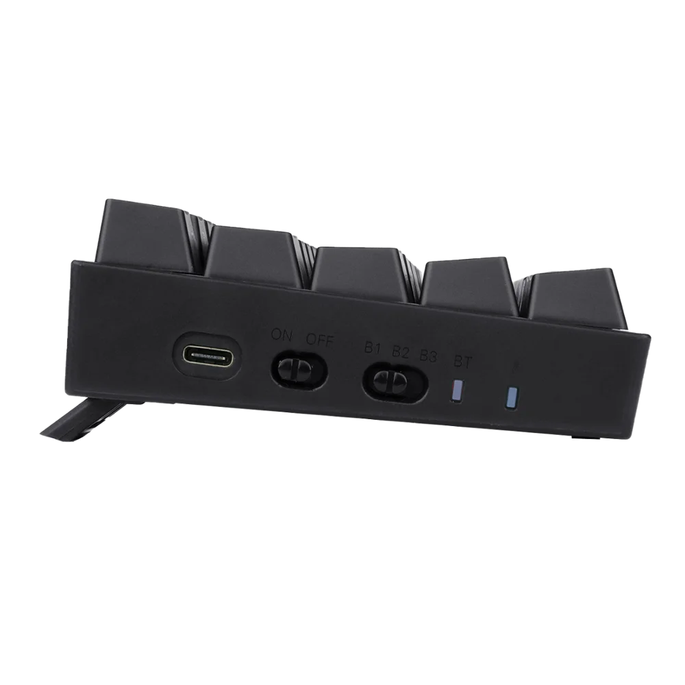 Компактная Беспроводная механическая клавиатура Redragon K530 Draconic 60% RGB с коричневыми