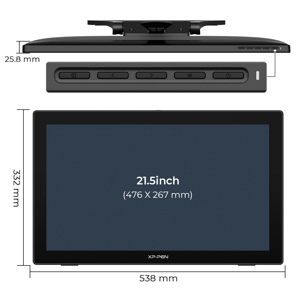 XPPen Artist 22 2nd Gen графический планшет монитор ручка дисплей 21 5 дюйма цифровой с