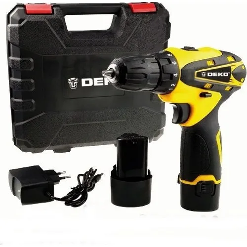 

Deko Cordless Drill Screwdriver - 20 V 2.0 Ah 70 Nm 1.65 kg NO IMPACT Double Gearbox
