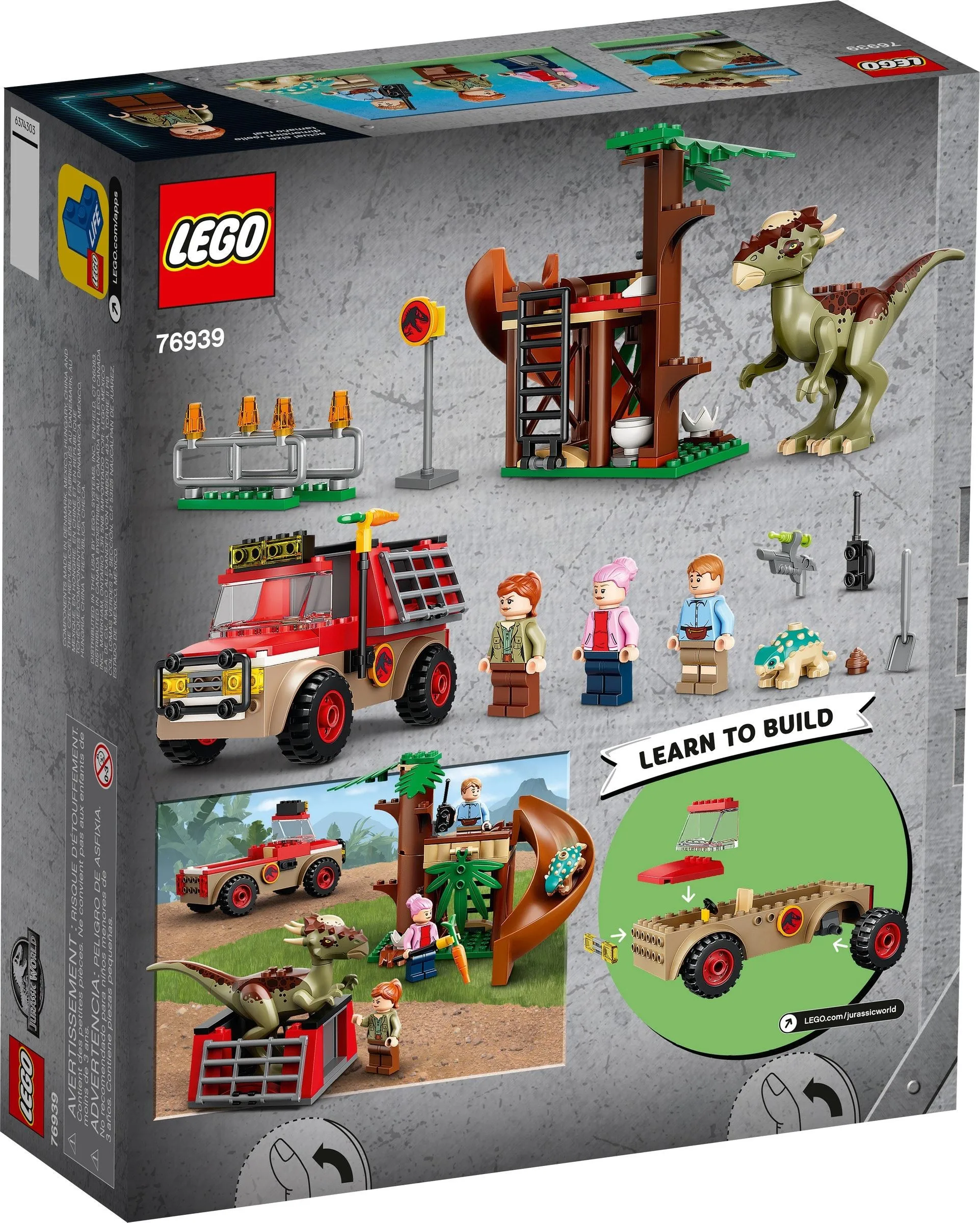 Конструктор Lego Мир Юрского периода полет динозавра Stygimoloch 76939 игрушки мальчики