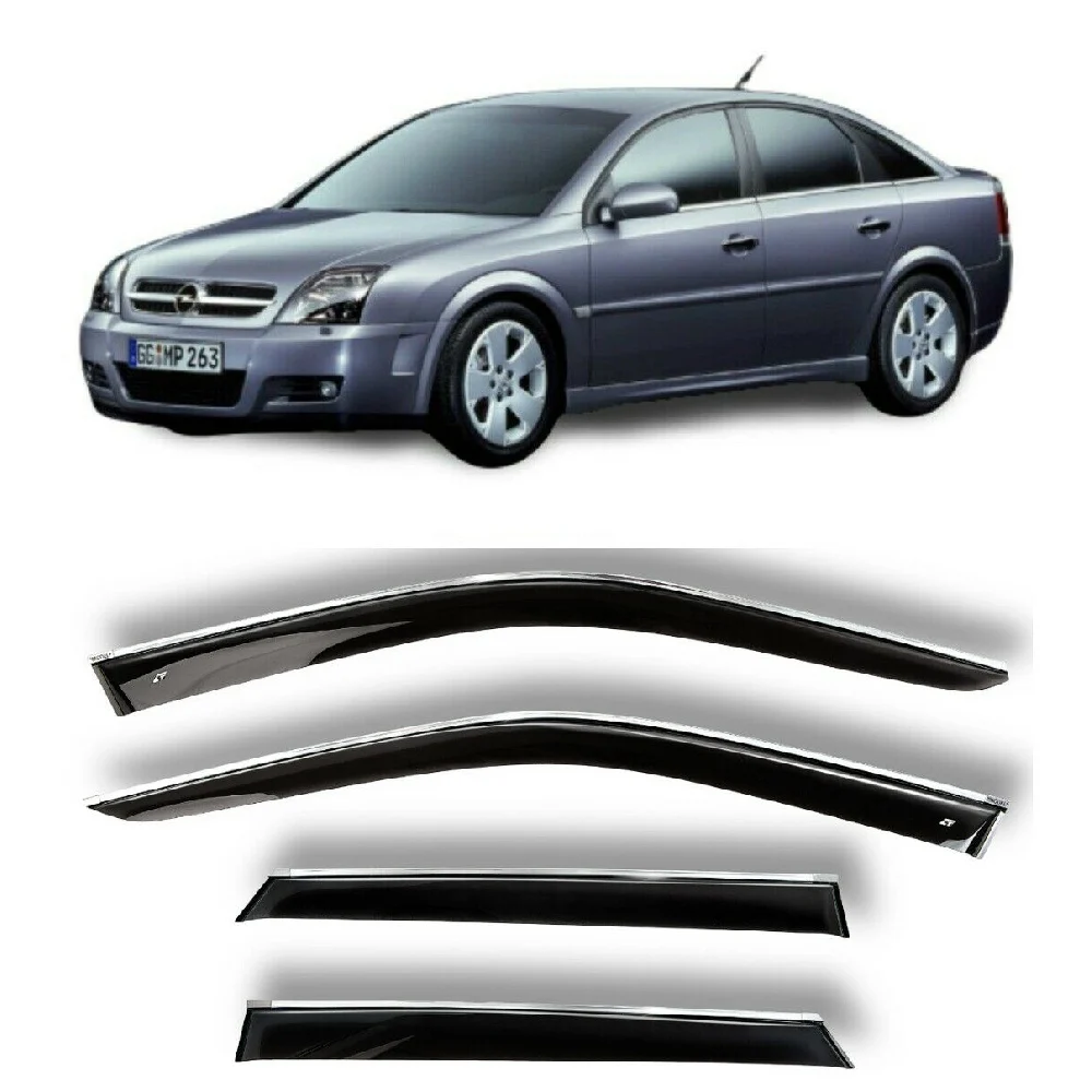 Дефлекторы окон хром полоска молдинг Cobra Tuning O13102CR на авто Opel Vectra C Hb 2002 2008