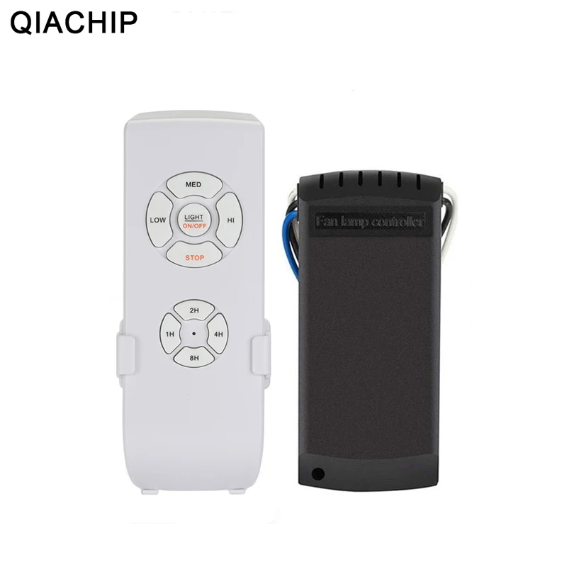 QIACHIP Smart Life Fan Control Switch Wifi Ceiling Light Controller Tuya Speed Remote Works with Alexa Google Home | Обустройство