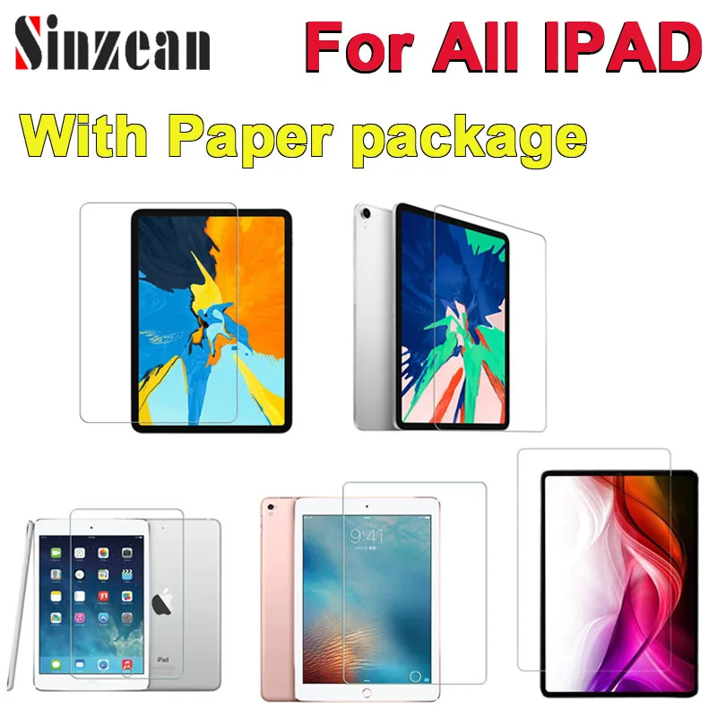 Закаленное стекло для ipad 11 2021/10.5/10.2/9.7/mini 6 50 шт. Защита экрана air 4/2/3 протектор в