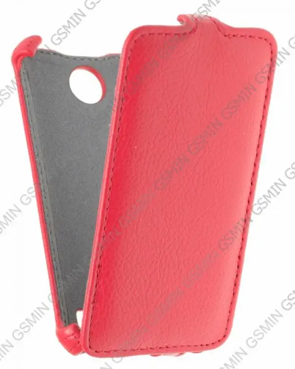 Кожаный чехол для Fly IQ 4400 Era Nano 8 Armor Case (Красный) | Мобильные телефоны и аксессуары