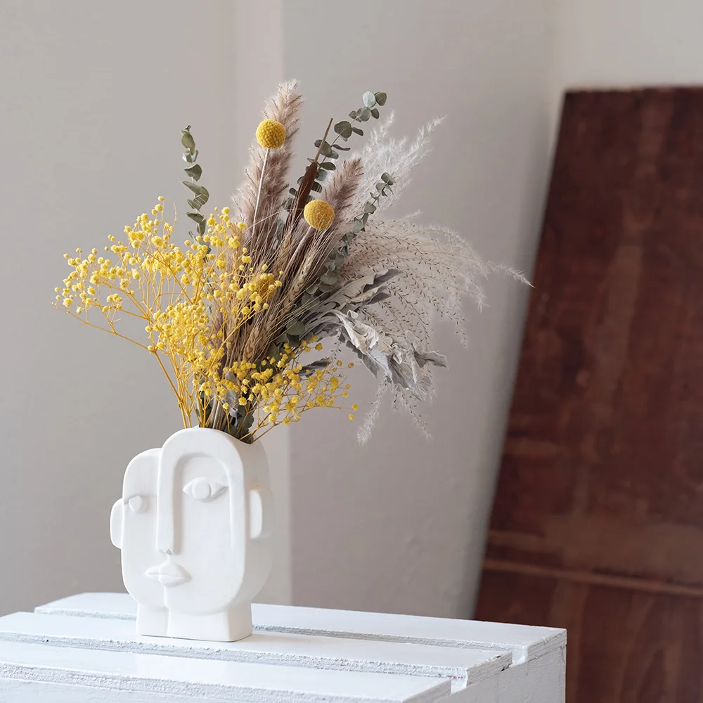 

1Set Pampas Grass Decor Natural Dried Baby breath Flowers Wedding Supplies Christmas Home Living Room Decoration Accessories