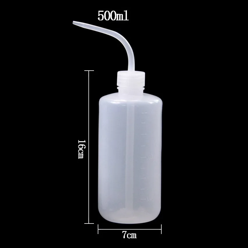 500ML Распылитель для татуировки, бутылка для выдавливания зеленого мыла, чистота очистка, не распыляющая бутылочку, постоянный макияж микроволокна, косметическая лабораторная татуировка - Цвет: 500ML