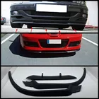 Универсальная губа для переднего бампера Seat Leon MK1 1M Cupra R, 3 шт., диффузор, черный бампер, спойлер, комплект для тюнинга, протектор качества