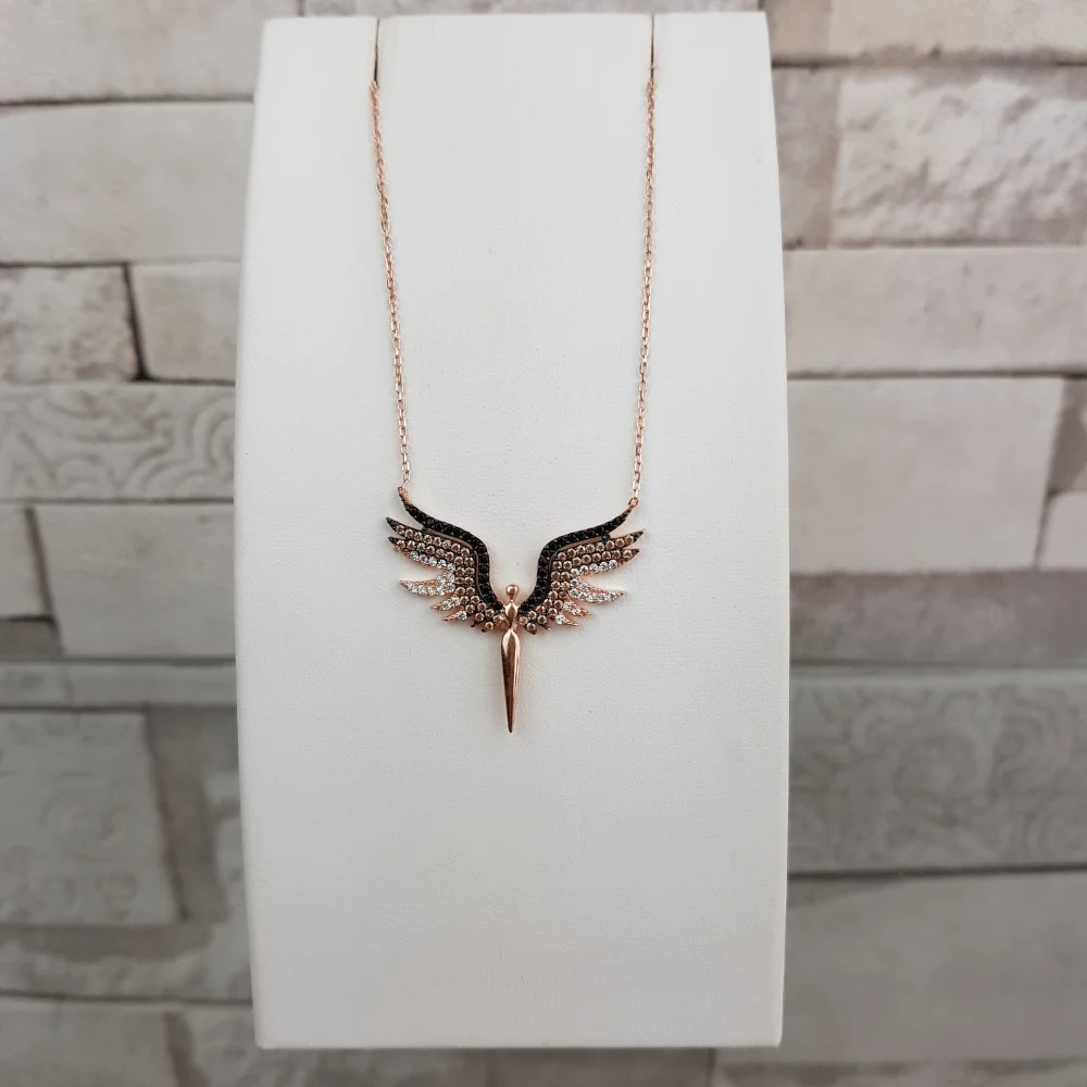Collier en argent regardé 925 pour femmes et filles, Michael Angel, Zcomprend on Stone, cadeau de fierté, pendentif fin JOSpring Season