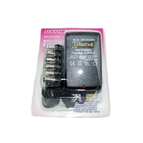 AC-DC 220 V-12 V адаптер с гнездом прикуривателя + дополнительный выход терминала 6000 Ma |