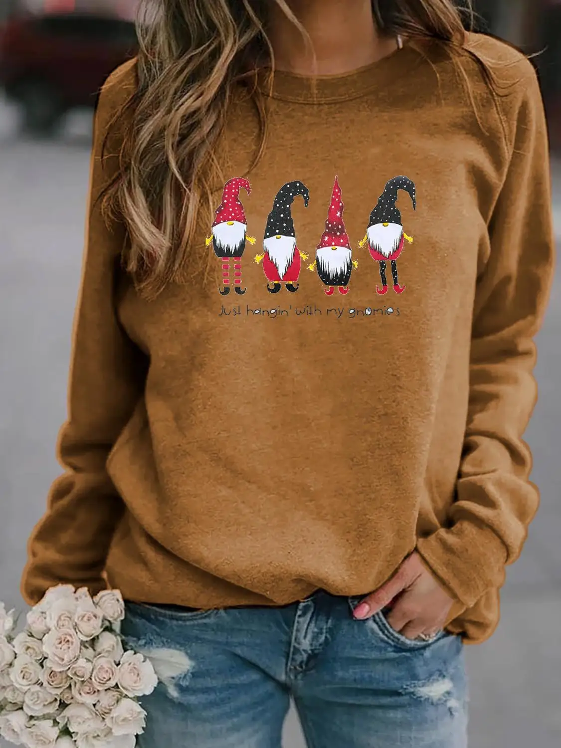 

Merry Christmas Graphic t Shirts for Women O-Neck Pullover Print Top Tee Woman Clothes Long Sleeve Femme T-Shirt Autumn New 2020