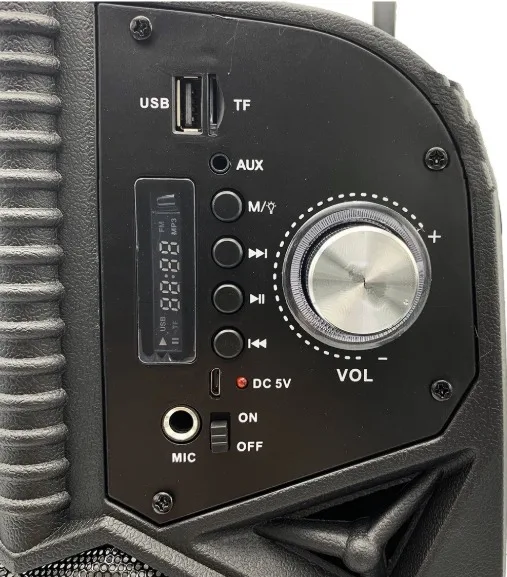 Акустическая система BT Speaker 1839 USB Bluetooth комбо колонка усилитель звук сабвуфер