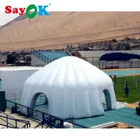 Portable 4 Doors Giant Inflatable Dome Tent with Air Blower for Event Party Marquee,Projection Dome Canopy for Sale