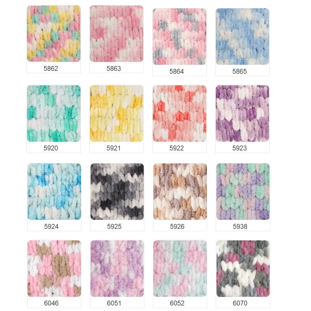 Alize Пышное цветной пряжи 100gr % 100 Микрополиэстер без иголки на застежке липучке