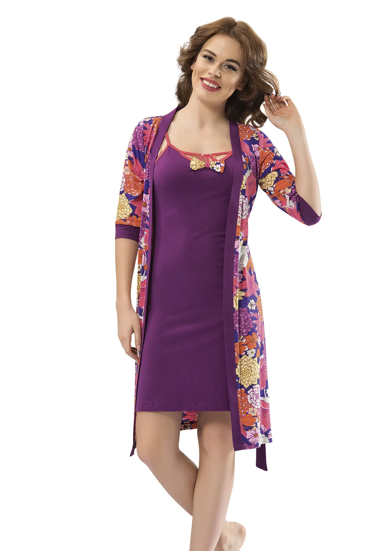

Women's Nightgown Set - 1030