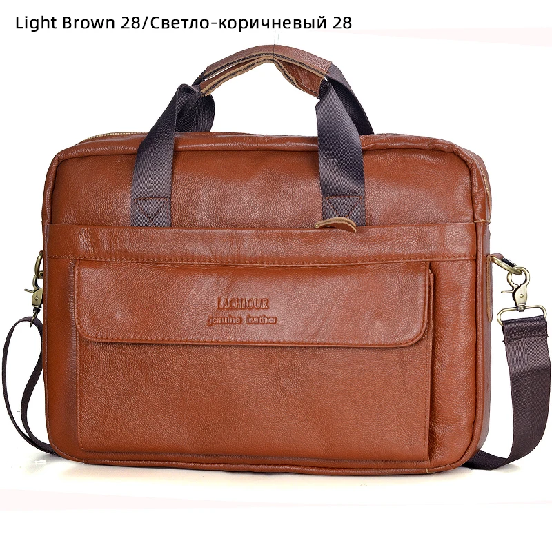 Men's Genuine Leather Handbag